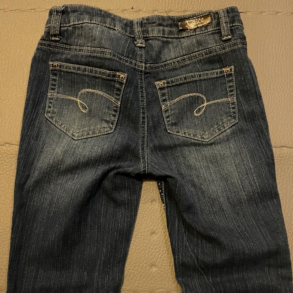 Justice Premium Jeans Size 14S - Picture 7 of 11